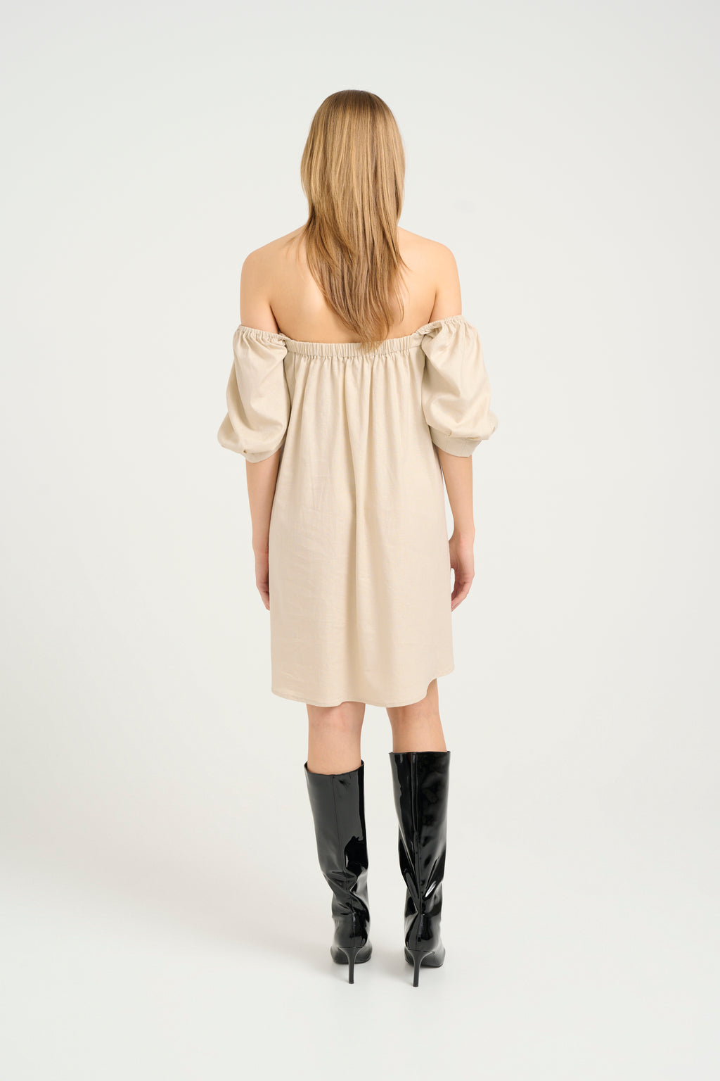 Elarahgz Linen Short Noos Dress