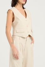 Chaleco Elarahgz Linen Noos