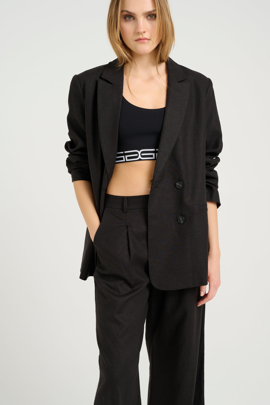 Elarahgz Linen Noos Blazer