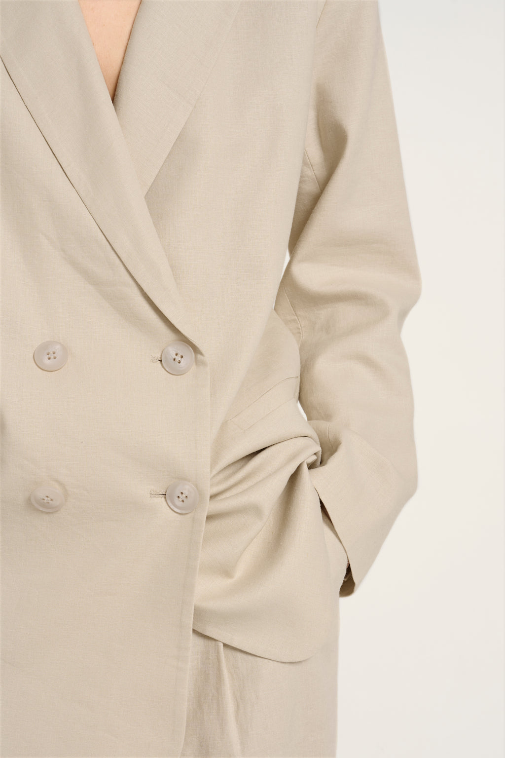 Elarahgz Linen Noos Blazer