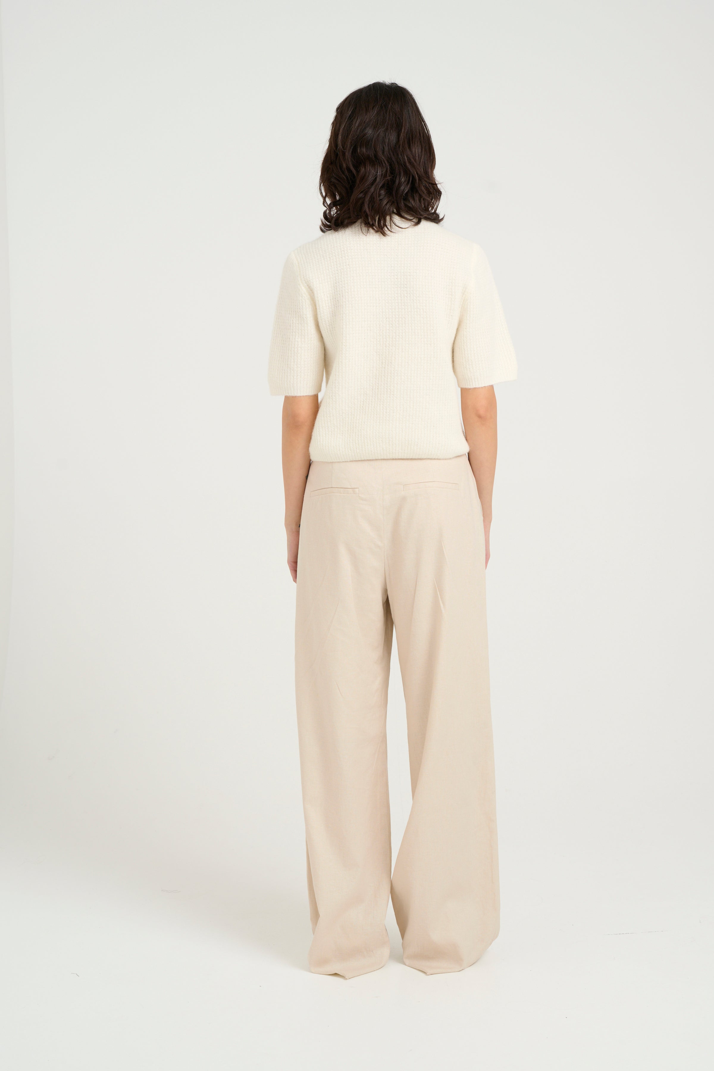 Elarahgz Linen Hw Noos Trousers