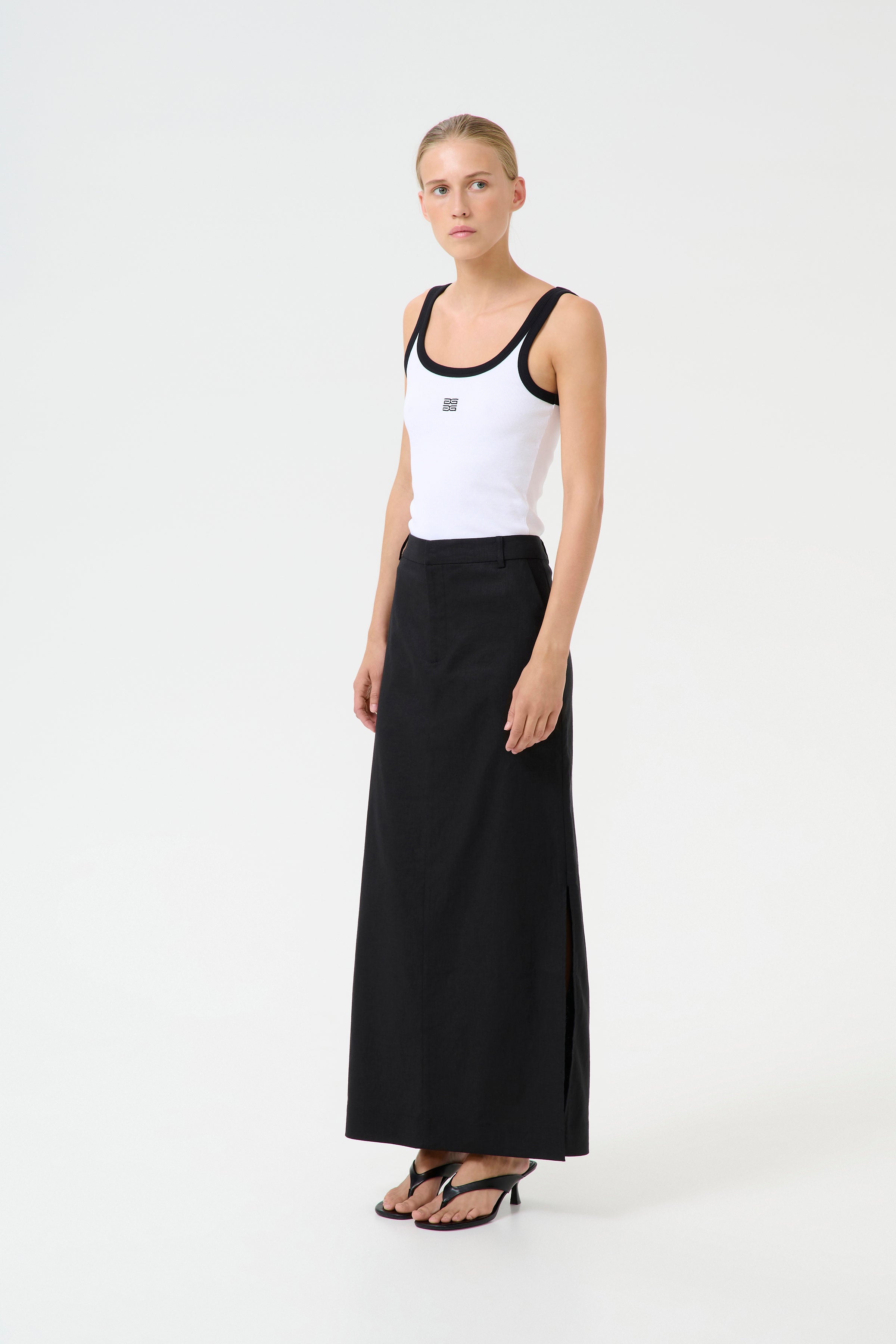 Gzizza Linen Mw Skirt