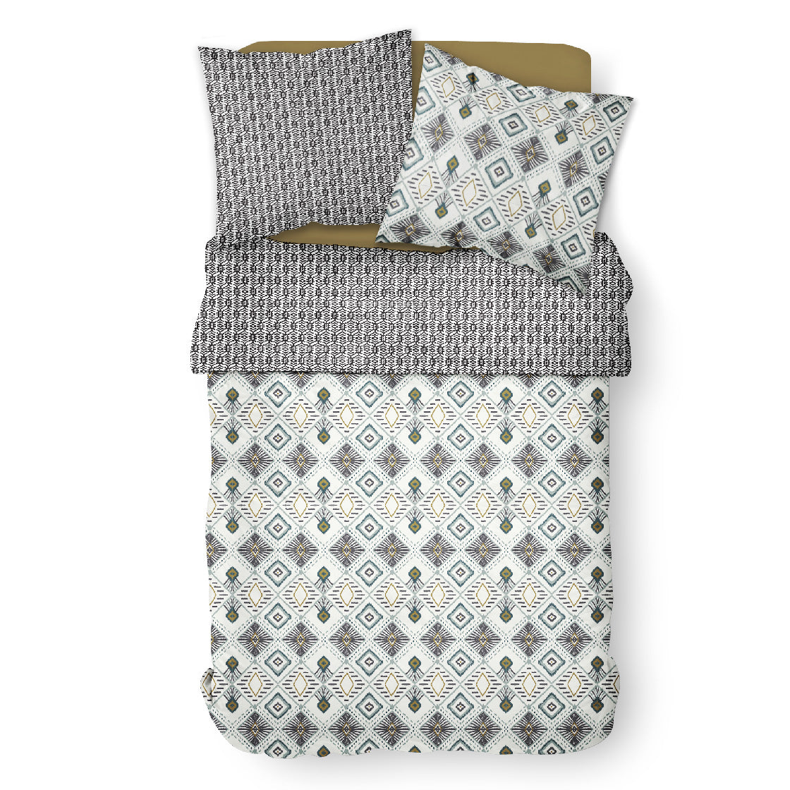 Sunshine - Juego De Cama Estampado 7.56 - Blanco