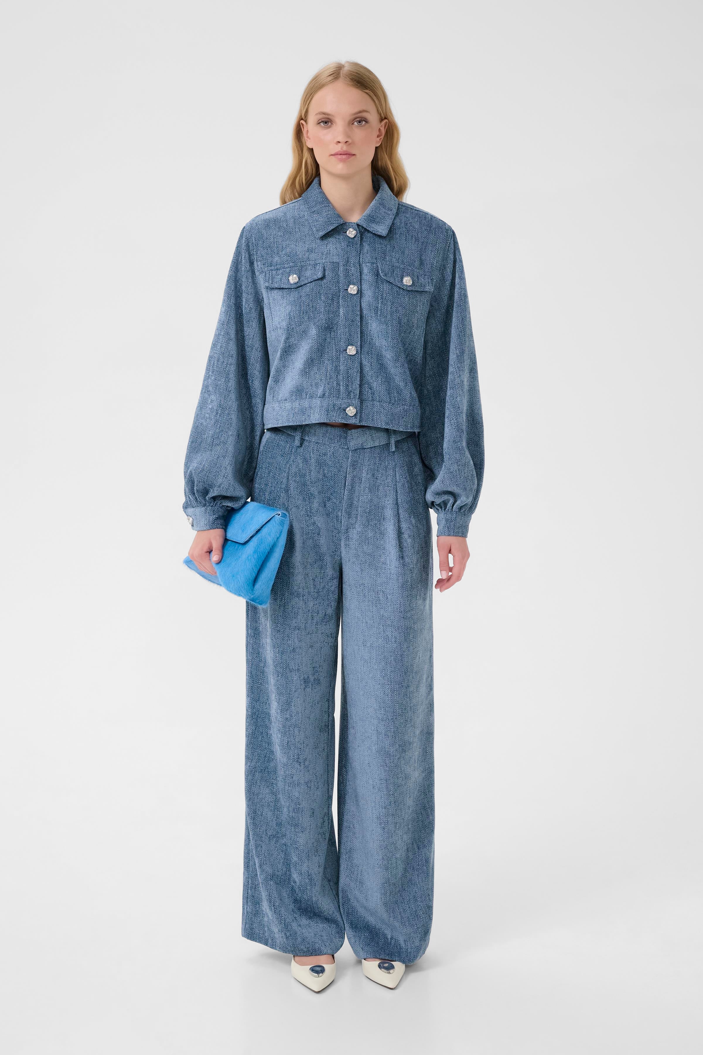 Gzvally Hw Wide Trousers