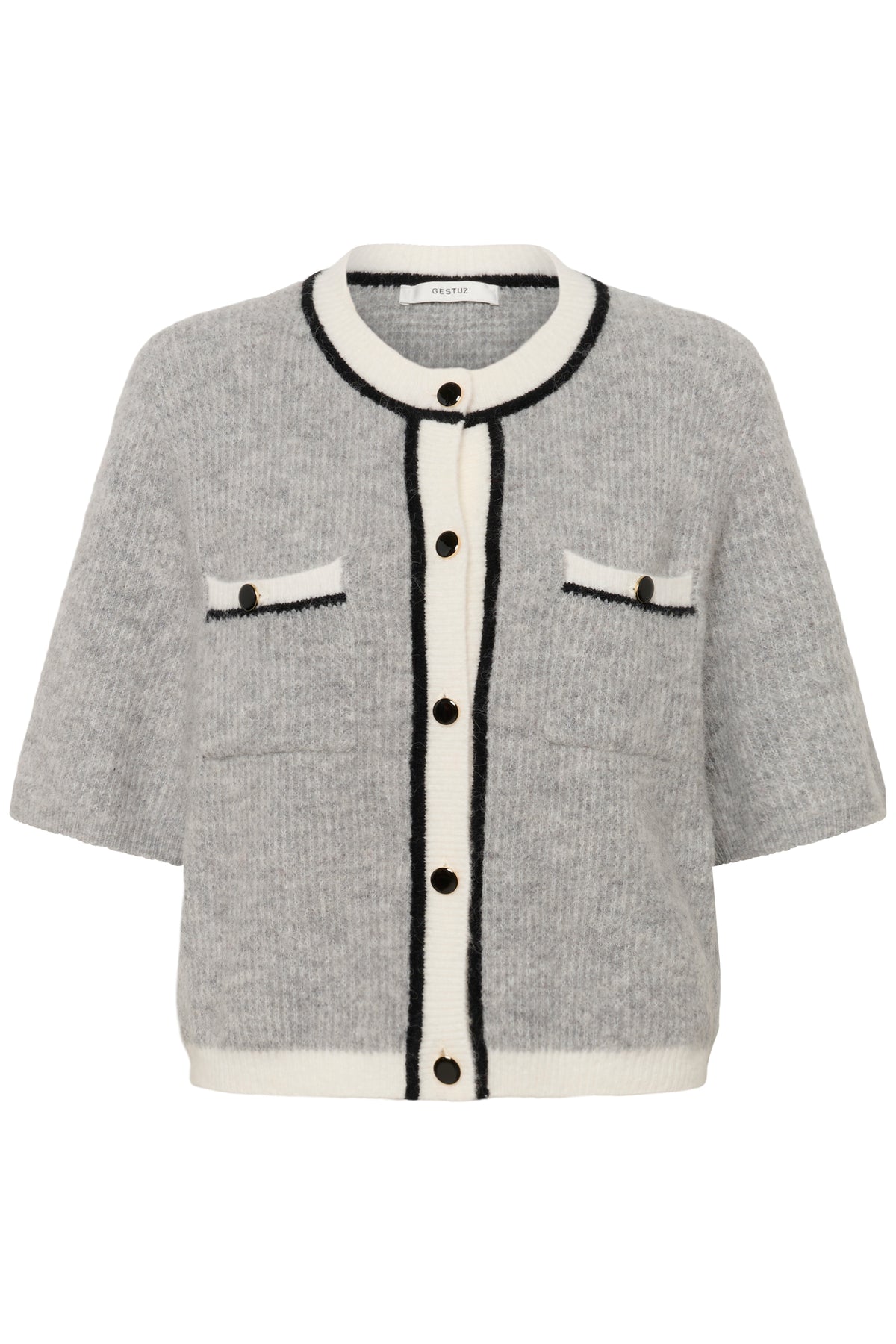Gzalpha Contrast Cardigan
