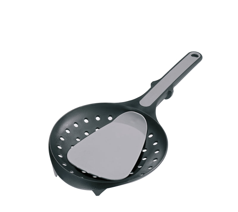 Scodel - Cuillère À Spaetzle + Grande Spatule Flexible - Noir/Argent