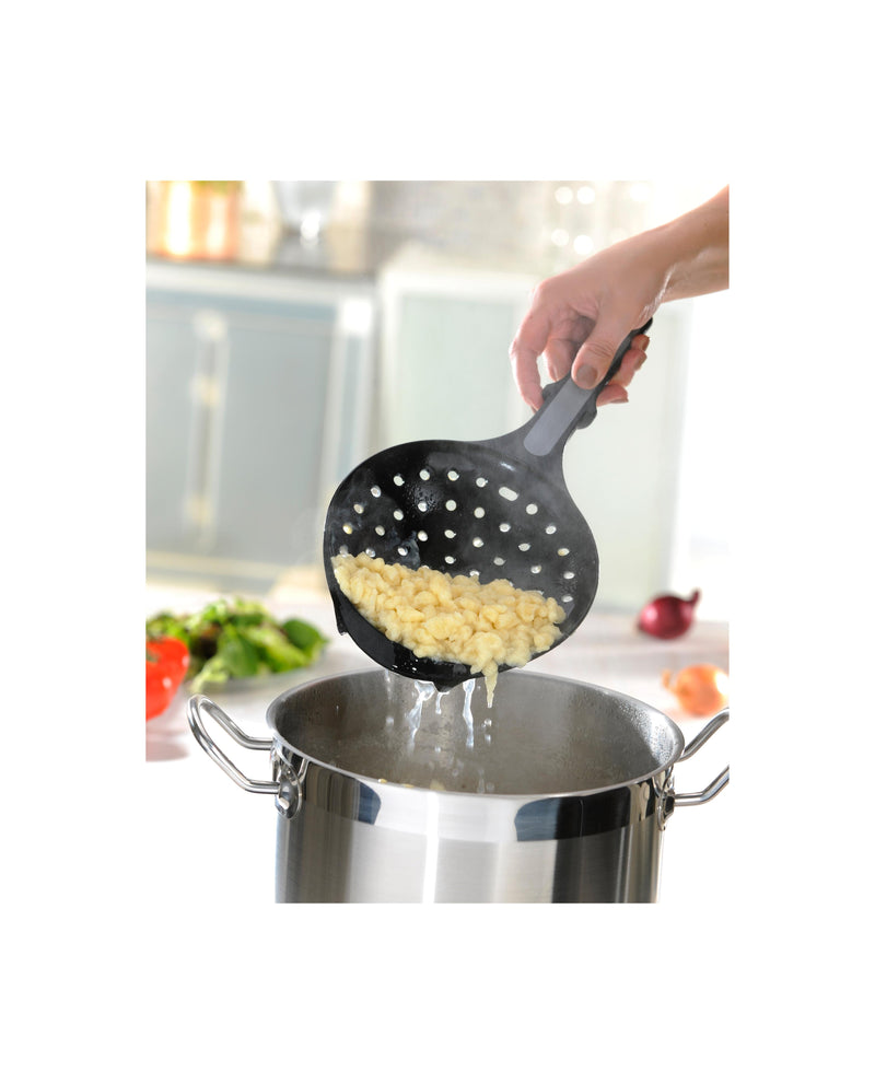 Scodel - Cuillère À Spaetzle + Grande Spatule Flexible - Noir/Argent