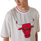 Tee-Shirt New Era Nba Team Logo Oversized Chicago Bulls Mesh