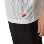 Tee-Shirt New Era Nba Team Logo Oversized Chicago Bulls Mesh