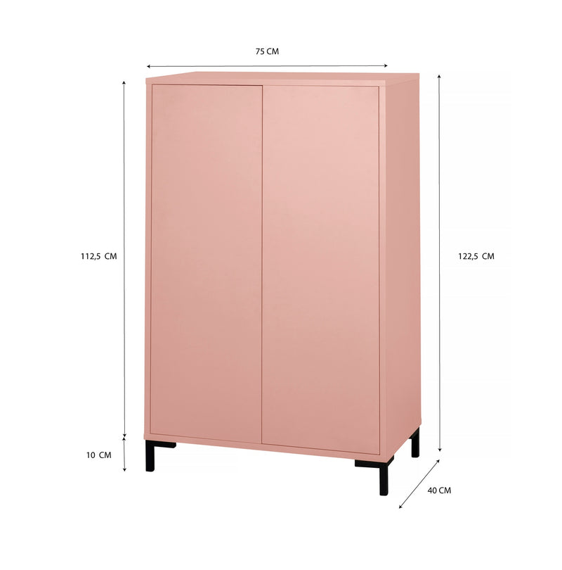 Meuble Organisateur Multi-Usages Verner - Rose