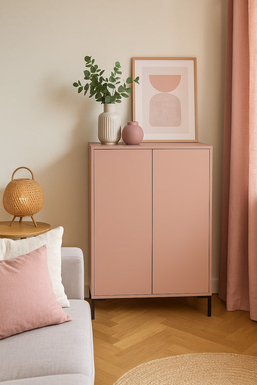 Meuble Organisateur Multi-Usages Verner - Rose