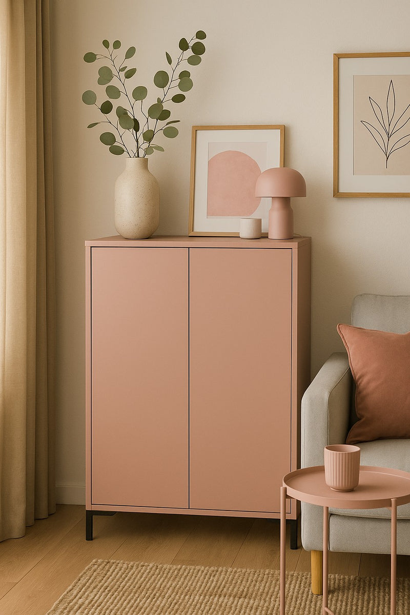 Meuble Organisateur Multi-Usages Verner - Rose