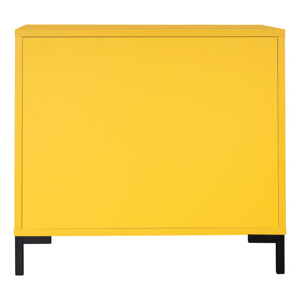 Mueble Vinilo "Bowie" - Amarillo