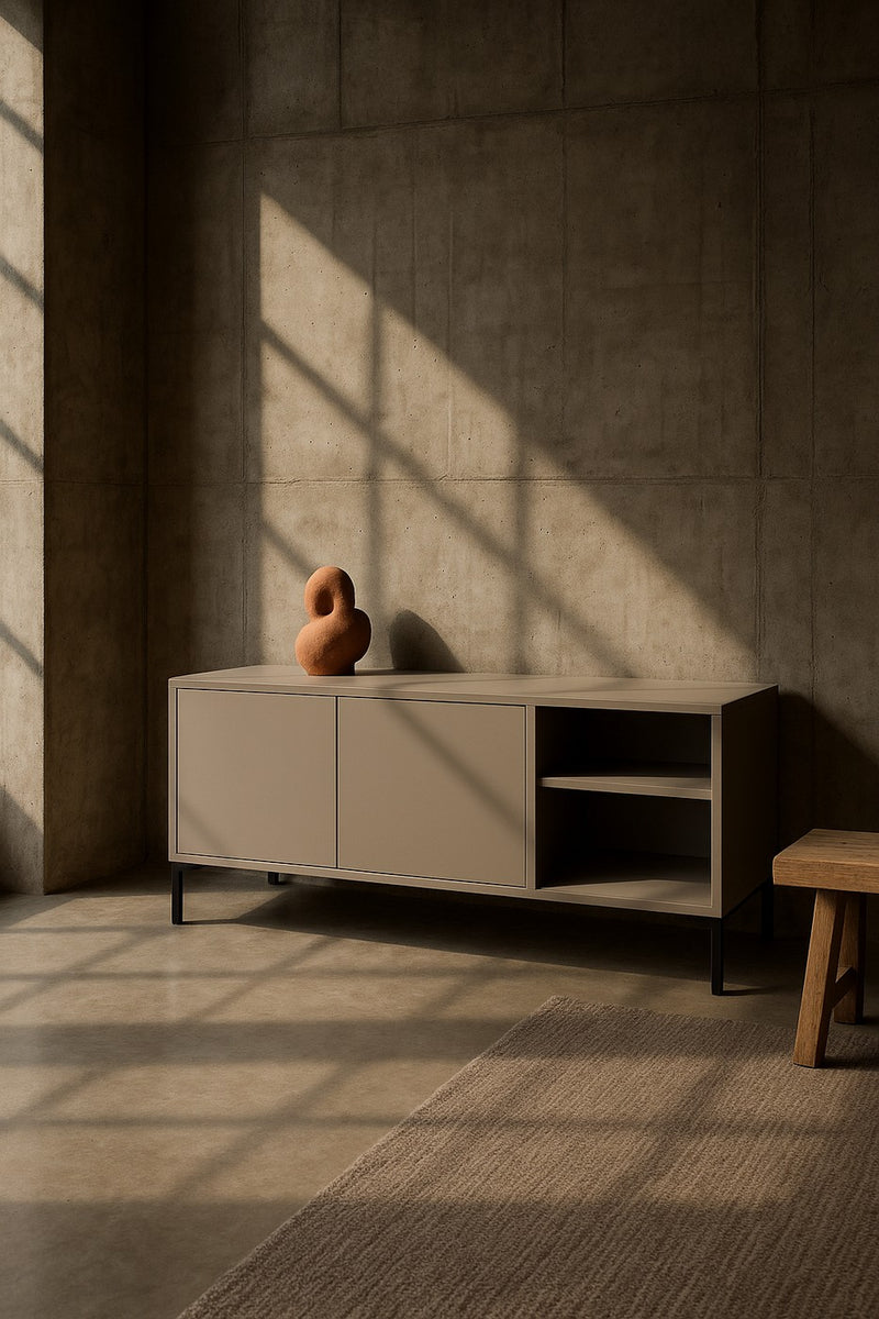 Mirko Tv Stand 113 Cm - Taupe