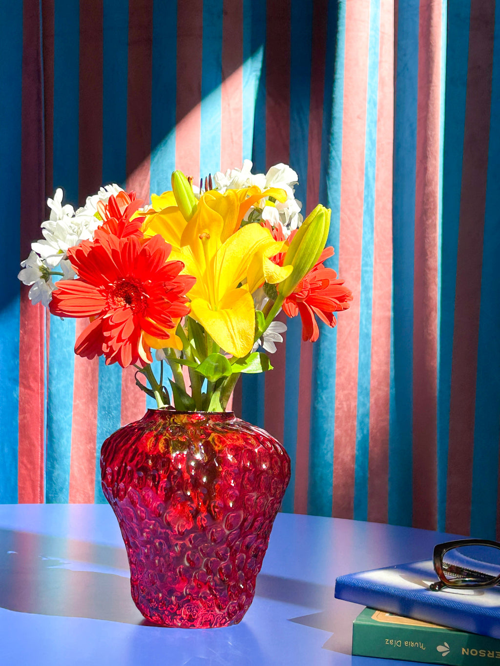 Strawberry Vase - Rojo - Red