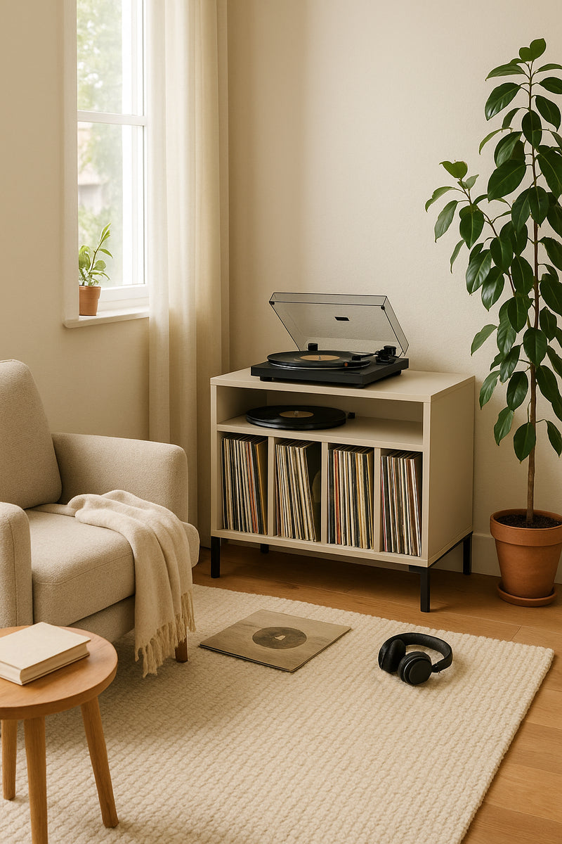 “Bowie” Vinyl Furniture – Taupe
