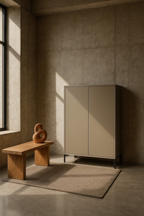 Meuble Organisateur Multi-Usages Verner - Taupe