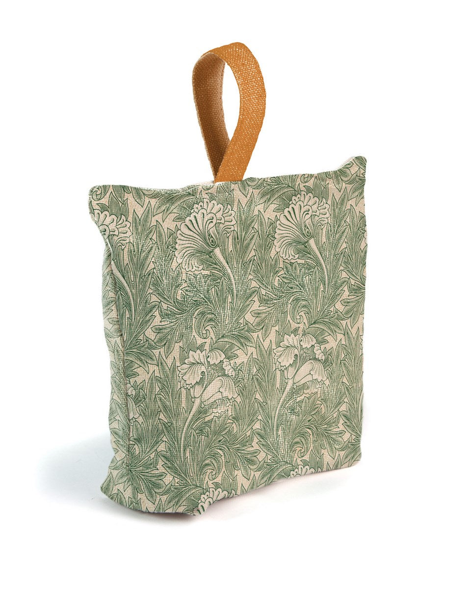 Green Flowers Doorstop - Multicoloured