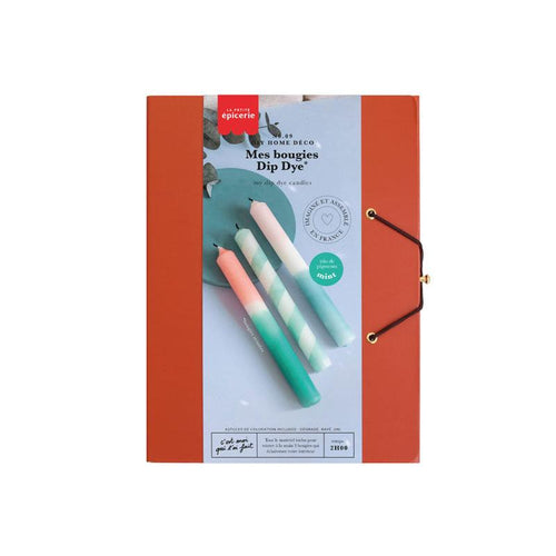 Kit Diy Home Déco - Mes Bougies Dip Dye - Mint