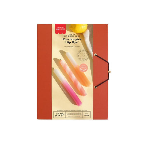 Kit Diy Home Déco - Mes Bougies Dip Dye - Agrumes
