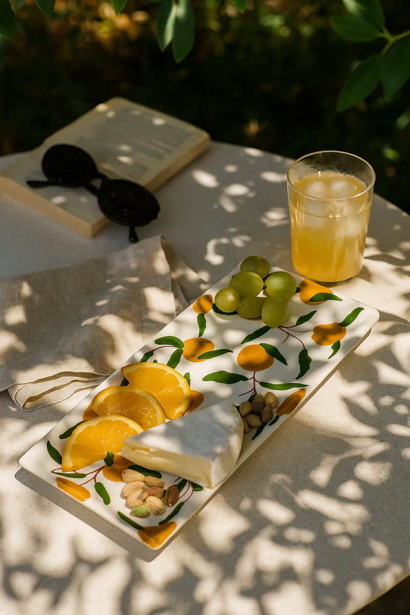 Orange Pintxos Tray - Multicolor