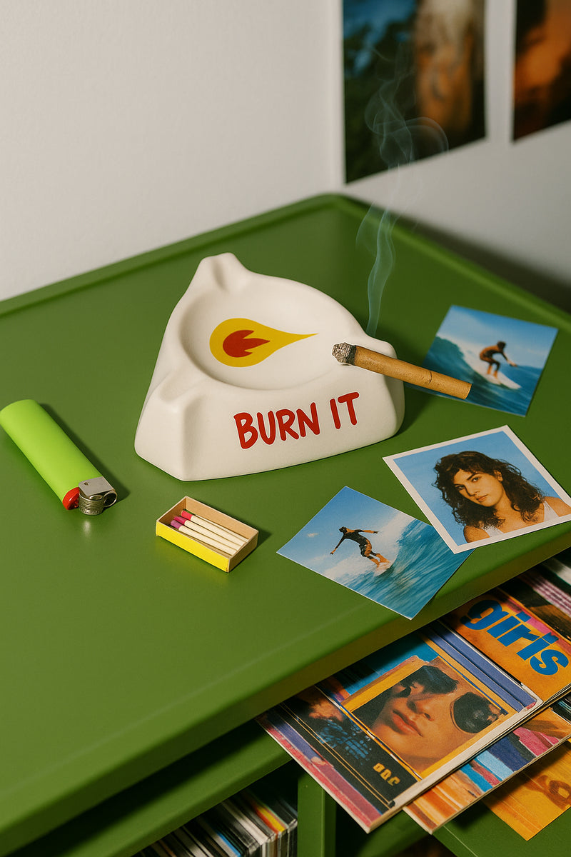 Retro Ashtray Nº1 Ash Me Later - Multicolor