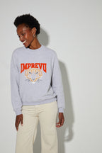 Sweatshirt Eddie Tigre Brodé Fabriqué Au Portugal