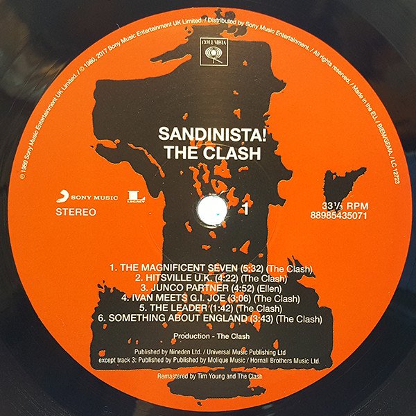 Vinyle - The Clash - Sandinista!