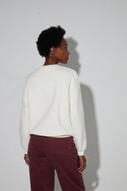 Le Sweatshirt Eddie Broderie Leo Black