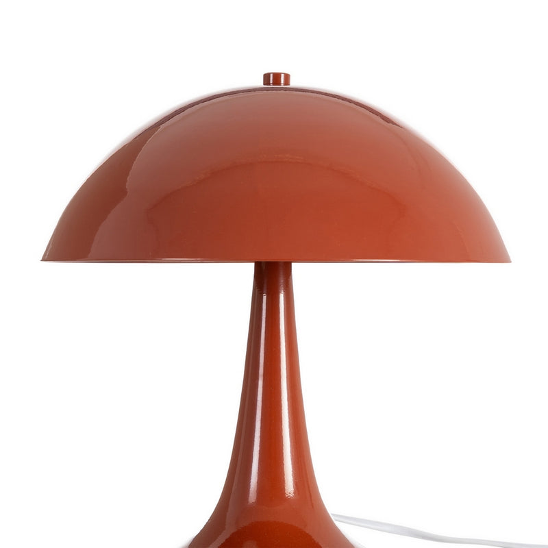 Lampe De Table Vintage En Métal Palmer - Rouge