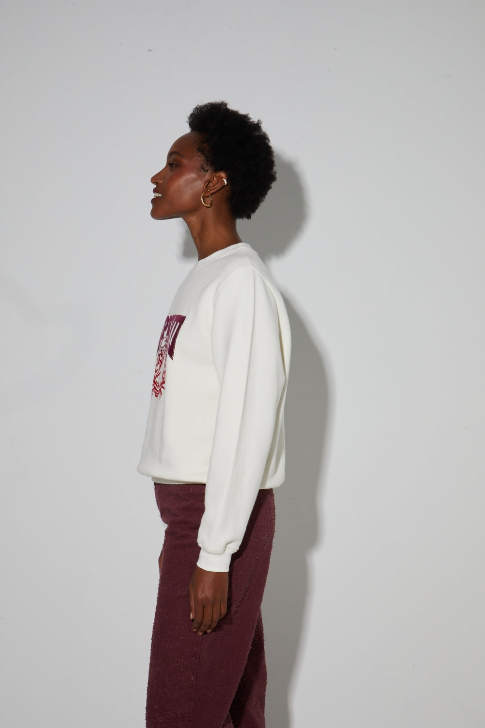 Le Sweatshirt Eddie Broderie Leo Black
