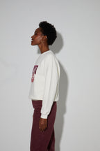 Le Sweatshirt Eddie Broderie Leo Black