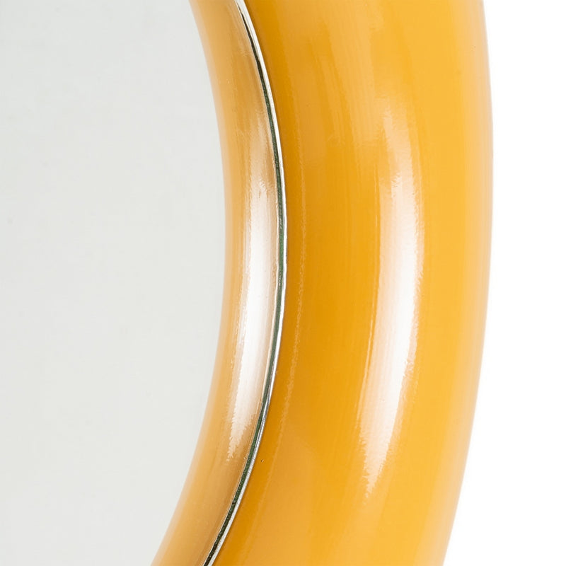 Muller Yellow Metal Mirror 50 Cm - Yellow