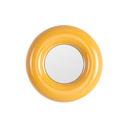 Miroir En Métal Jaune Muller 50 Cm - Jaune