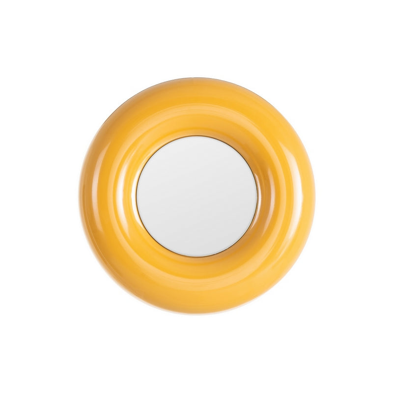 Muller Yellow Metal Mirror 50 Cm - Yellow