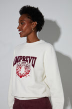 Le Sweatshirt Eddie Broderie Leo Black