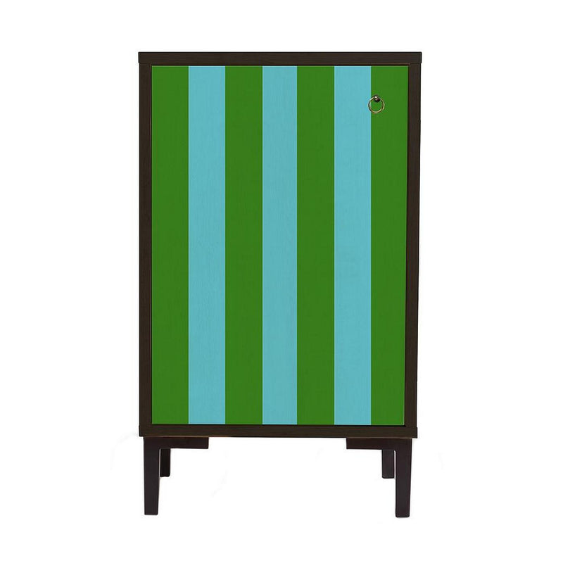 William Side Table - Green And Blue