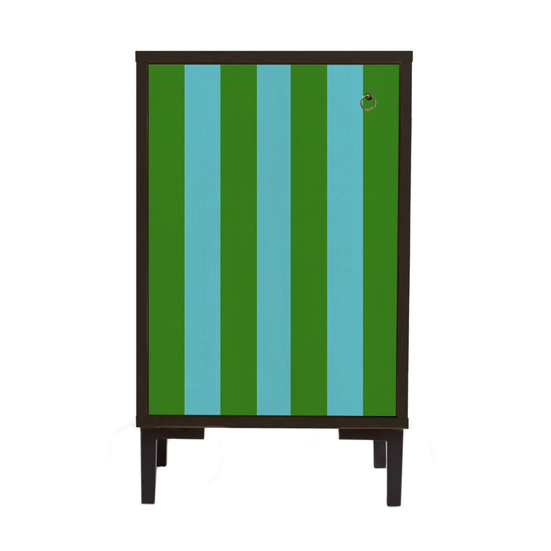 William Side Table - Green And Blue