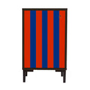 Table D'Appoint William - Rouge Et Bleu
