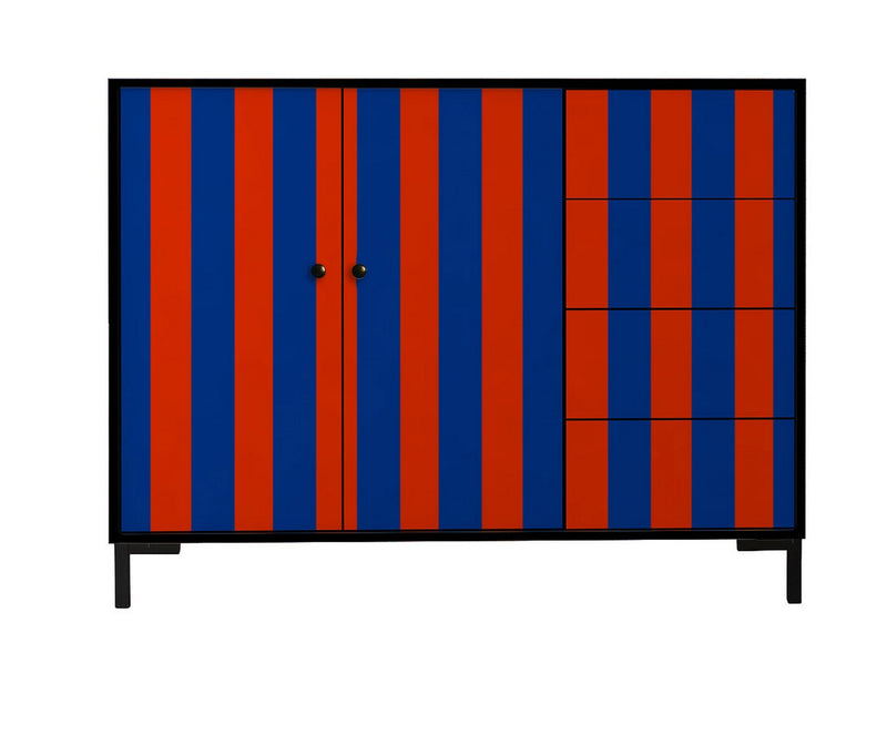 Wilma Buffet - Red And Blue