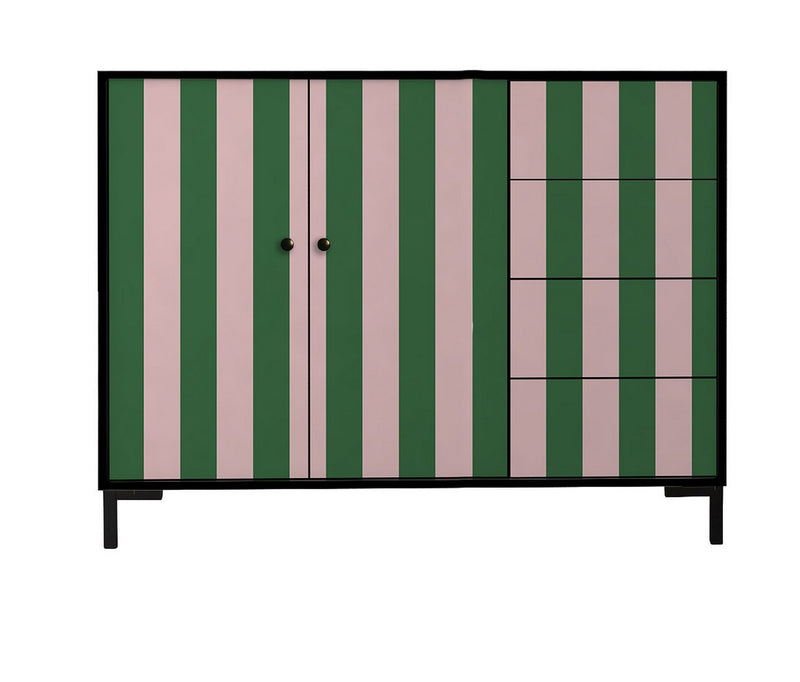 Wilma Buffet - Pink And Green
