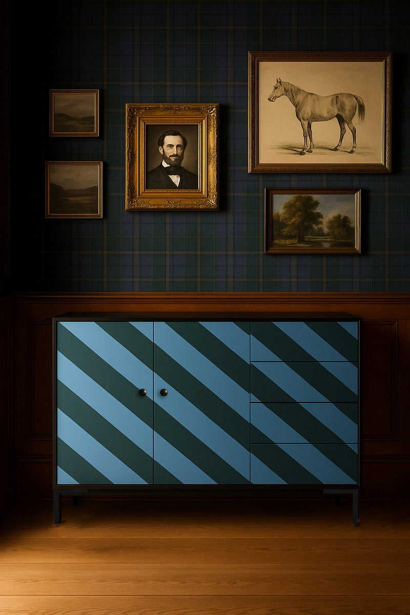 Wilma Buffet - Blue Diagonal Ambiance