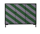 Wilma Buffet - Green Diagonal Ambiance