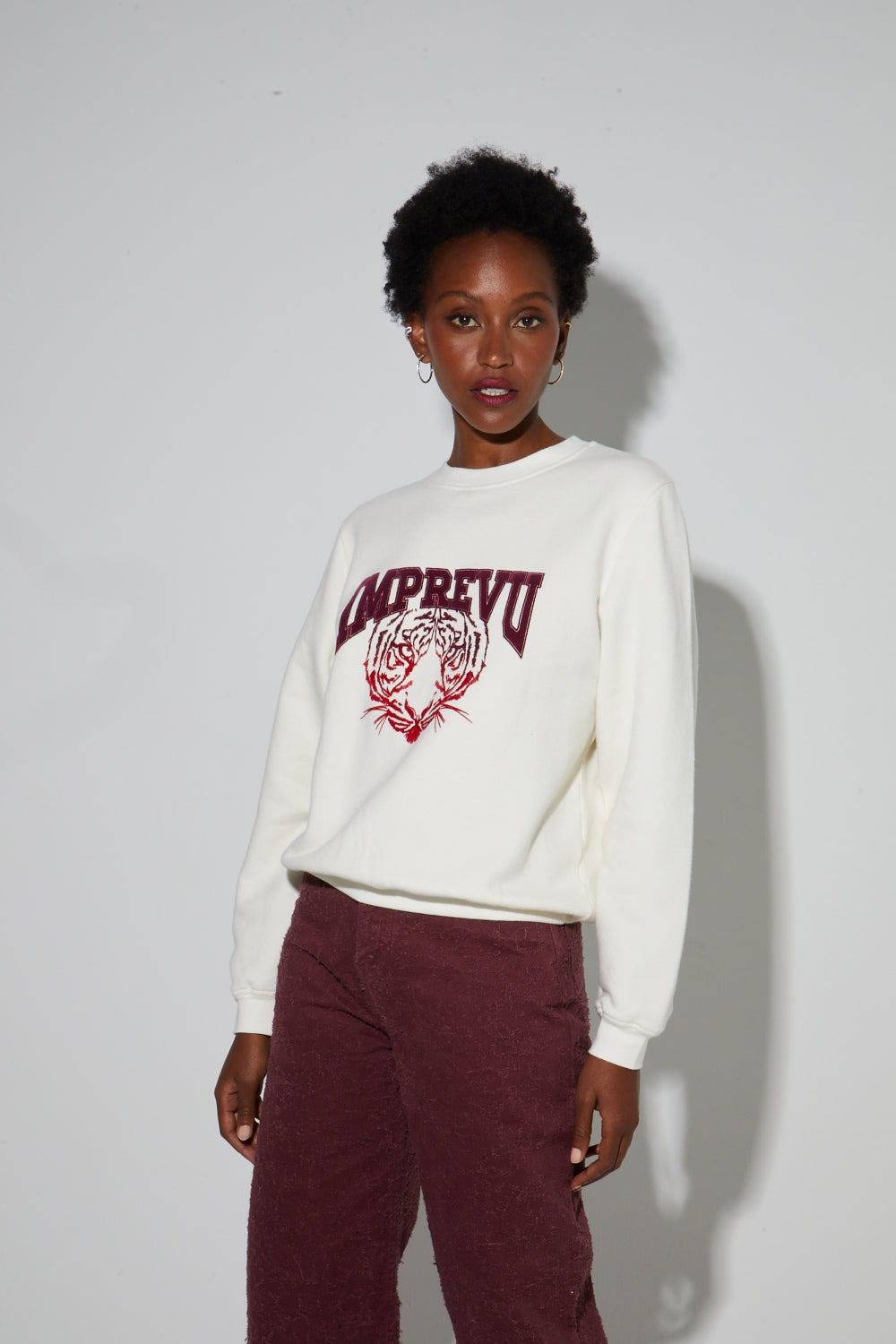Le Sweatshirt Eddie Broderie Leo Black