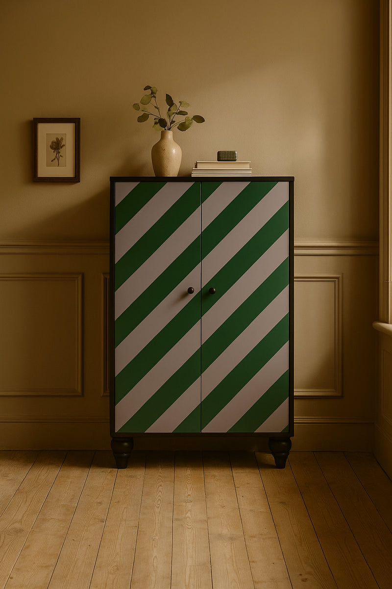 Armoire Buffet Marcus "Green Diagonal Mood"
