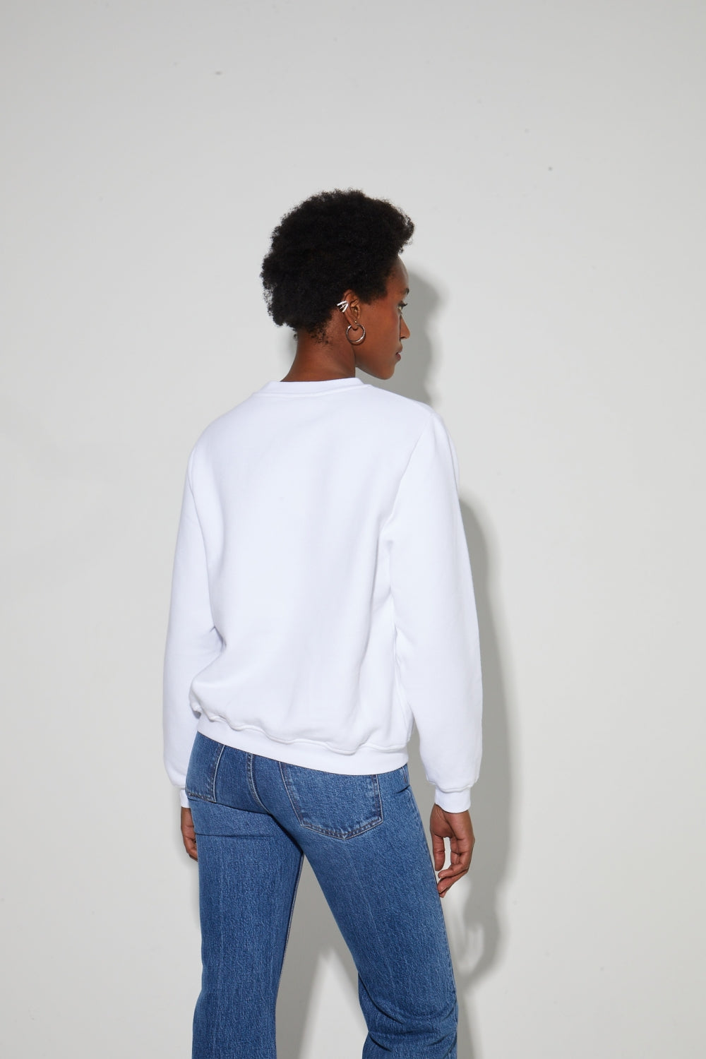 Le Sweatshirt Eddie Broderie Leo Black