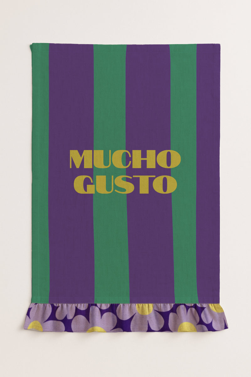 Torchon à Volants "Mucho Gusto"