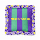 Coussin Velours à Volants "Mucho Gusto"