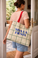 Set Of 2 Shopping Bags - Fiesta