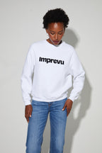 Le Sweatshirt Eddie Broderie Leo Black